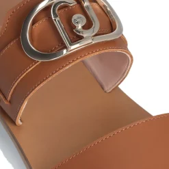 Sandali Flat LIU JO Saba 10 in Pelle color Cuoio