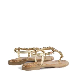 Sandali Gioiello 1A Classe Alviero Martini in Tessuto Laminato Oro 1070