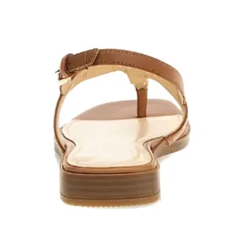 Sandali Infradito Donna GUESS Linea Reality in Pelle Colore Tan