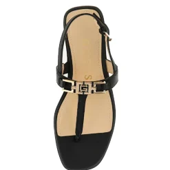 Sandali Infradito Donna GUESS Linea Reality in Pelle Colore Nero