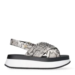 Sandali Platform con Borchie Gioiello LIU JO Dreamy Sandal 02 stampa Pitone