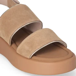 Sandali Platform LIU JO Amber 01 in Suede color Cuoio