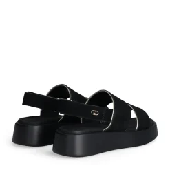 Sandali Platform LIU JO Amber 01 in Suede Nero