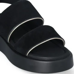 Sandali Platform LIU JO Amber 01 in Suede Nero