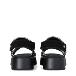 Sandali Platform LIU JO Amber 01 in Suede Nero