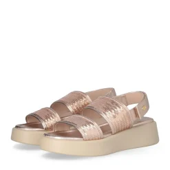 Sandali Platform LIU JO Amber 01 con Paillettes Rose Gold