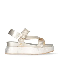 Sandali Platform LIU JO Frida 39 Effetto Metallizzato Light Gold