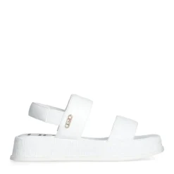 Sandali Platform LIU JO You 754 Bianco con Logo Impresso