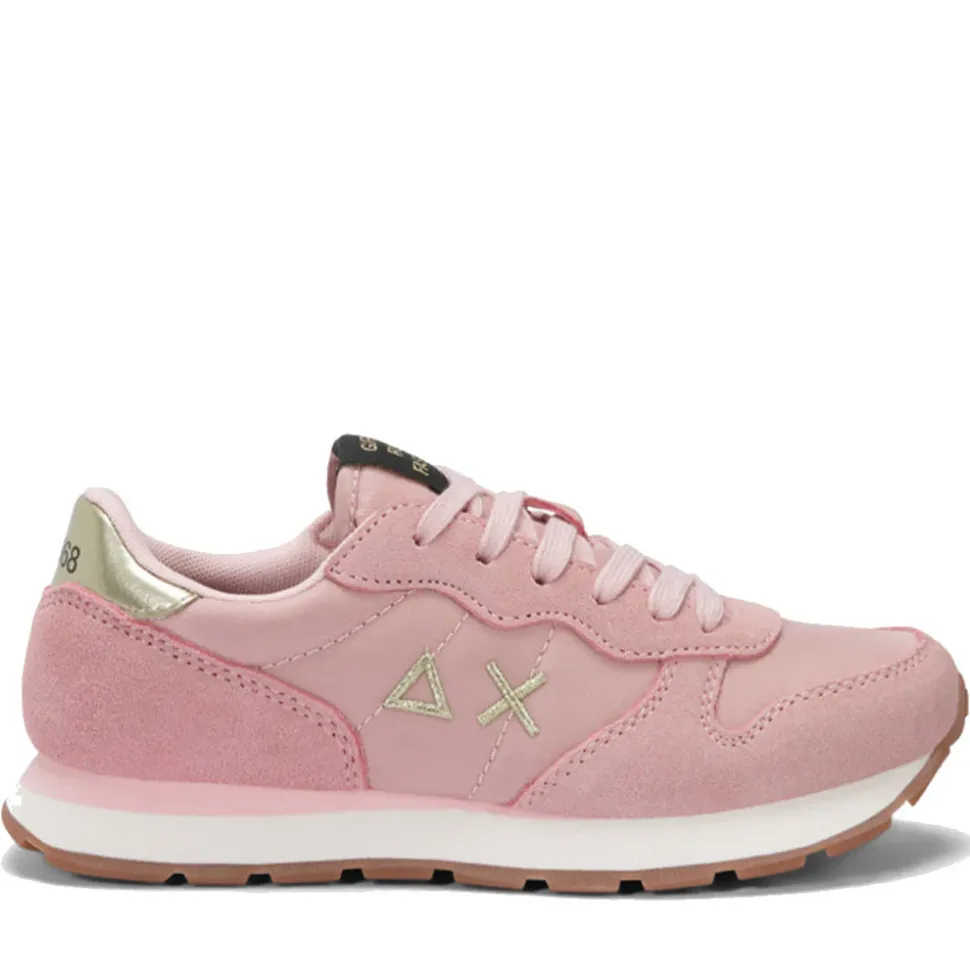 Scarpe Bambina Sun68 Sneakers Girl's Ally Gold Silver Teen Colore Rosa - Z44402T