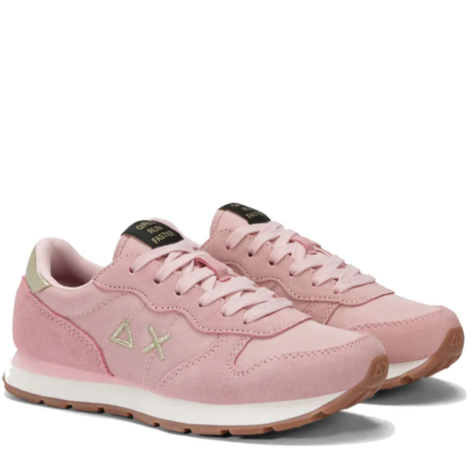 Scarpe Bambina Sun68 Sneakers Girl's Ally Gold Silver Teen Colore Rosa - Z44402T