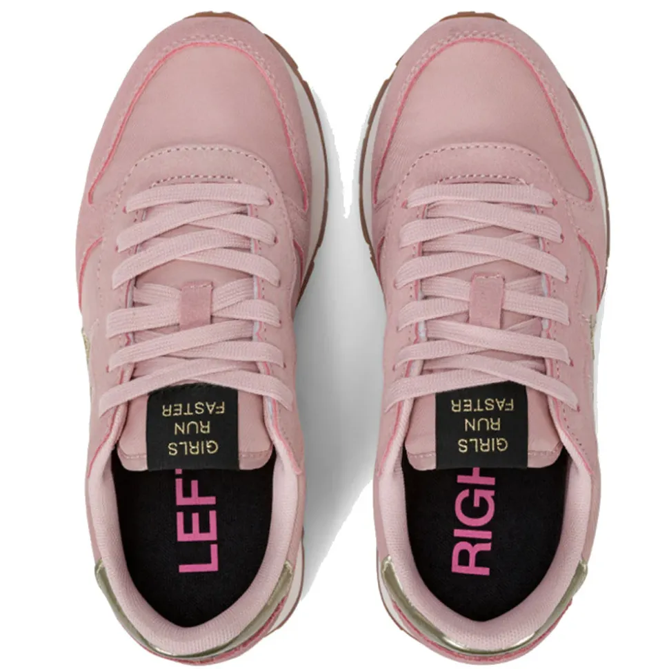 Scarpe Bambina Sun68 Sneakers Girl's Ally Gold Silver Teen Colore Rosa - Z44402T