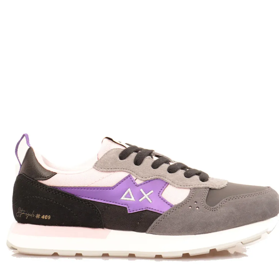 Scarpe Bambina Sun68 Sneakers Girl's Stargirl Multicolor Teen Nero - Z44409T