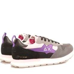 Scarpe Bambina Sun68 Sneakers Girl's Stargirl Multicolor Teen Nero - Z44409T