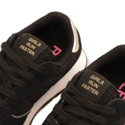 Scarpe Bambina Sun68 Sneakers Girl's Ally Glitter Textile Teen Colore Nero - Z44404T