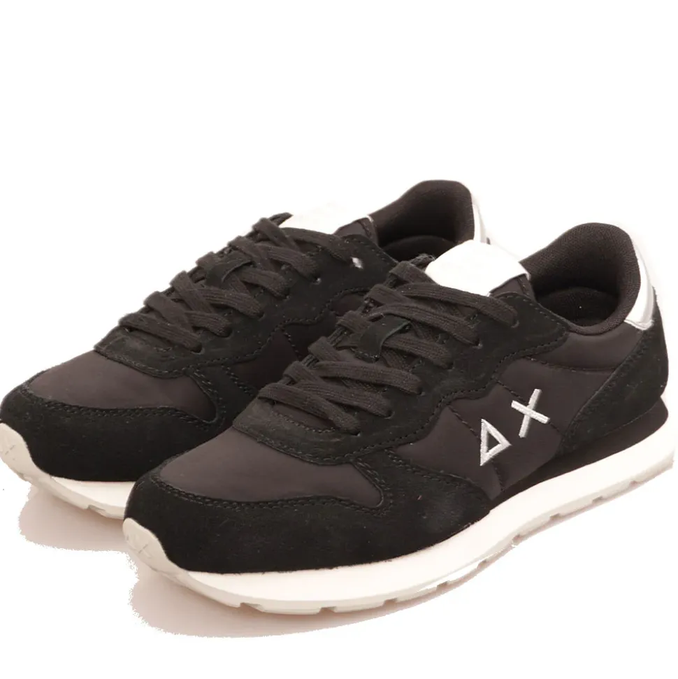 Scarpe Bambina Sun68 Sneakers Girl's Ally Gold Silver Teen Colore Nero - Z44402T