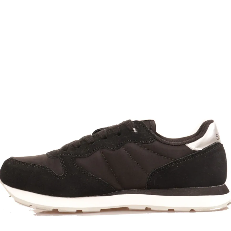 Scarpe Bambina Sun68 Sneakers Girl's Ally Gold Silver Teen Colore Nero - Z44402T