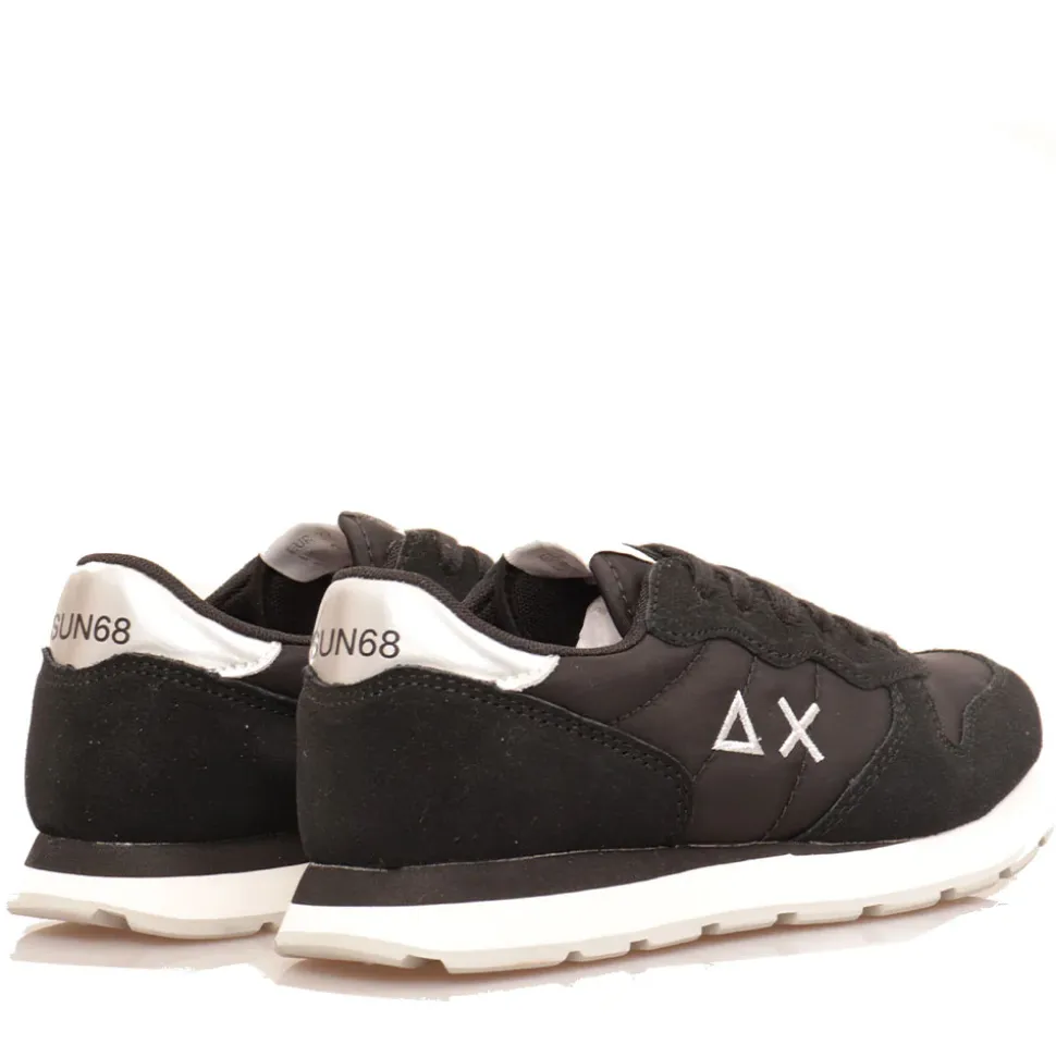 Scarpe Bambina Sun68 Sneakers Girl's Ally Gold Silver Teen Colore Nero - Z44402T
