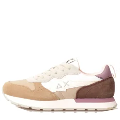 Scarpe Bambina Sun68 Sneakers Girl's Stargirl Multicolor Teen Beige Scuro - Z44409T