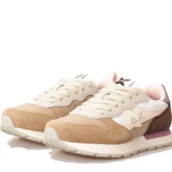 Scarpe Bambina Sun68 Sneakers Girl's Stargirl Multicolor Teen Beige Scuro - Z44409T