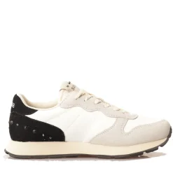 Scarpe Bambina Sun68 Sneakers Girl's Ally Studs Teen Bianco Panna - Z44406T