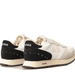 Scarpe Bambina Sun68 Sneakers Girl's Ally Studs Teen Bianco Panna - Z44406T