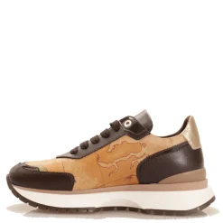 Scarpe Donna 1A Classe Alviero Martini Sneakers linea Geo Golden Flash stampa Geo Classic e Monogram 0732