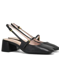 Scarpe Donna COCCINELLE Slingback in Pelle Nera