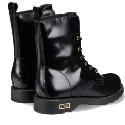 Scarpe Donna CULT Anfibi Zeppelin 472 in Pelle Nera