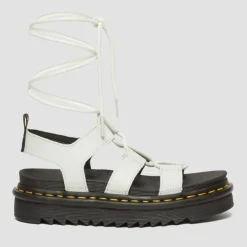 Scarpe Donna DR. MARTENS Sandali linea Nartilla in Pelle Athena Smoked Mint