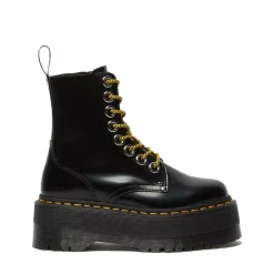 Scarpe Donna DR. MARTENS Stivali Platform linea Jadon Max in Pelle Buttero Nera