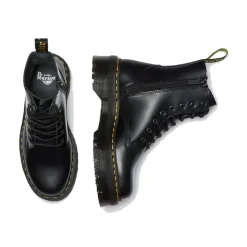 Scarpe Donna DR. MARTENS Stivali Platform linea Jadon in Pelle Nera