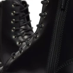 Scarpe Donna DR. MARTENS Stivali Platform linea Jadon in Pelle Nera