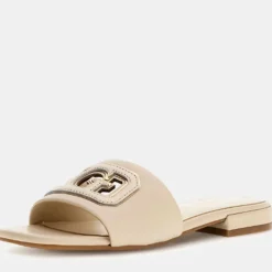 Scarpe Donna GUESS Ciabatte Linea Tarisha Colore Cream - Gold
