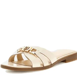 Scarpe Donna GUESS Ciabatte Linea Realla in Pelle Colore Cream