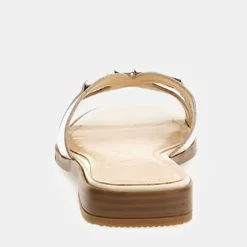 Scarpe Donna GUESS Ciabatte Linea Realla in Pelle Colore Cream