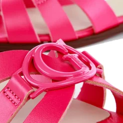 Scarpe Donna GUESS Ciabatte Linea Symo in Pelle Colore Pink