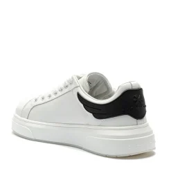 Scarpe Donna JOHN RICHMOND Sneakers in Pelle Bianca con Inserto Nero- 22302 A