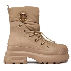 Scarpe Donna LIU JO Amy 15 Anfibi in Nylon Imbottito colore Skin