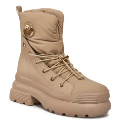 Scarpe Donna LIU JO Amy 15 Anfibi in Nylon Imbottito colore Skin