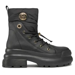 Scarpe Donna LIU JO Amy 15 Anfibi in Nylon Imbottito colore Nero