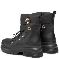 Scarpe Donna LIU JO Amy 15 Anfibi in Nylon Imbottito colore Nero