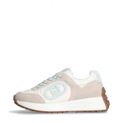 Scarpe Donna LIU JO Sneakers Running Lolo 17 in Suede e Nylon Sand e Water