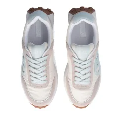 Scarpe Donna LIU JO Sneakers Running Lolo 17 in Suede e Nylon Sand e Water