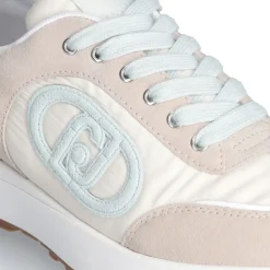 Scarpe Donna LIU JO Sneakers Running Lolo 17 in Suede e Nylon Sand e Water