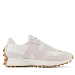 Scarpe Donna NEW BALANCE Sneakers 327 in Pelle e Suede colore Moonbeam e December Sky