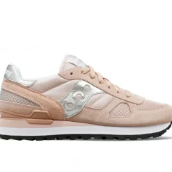 Scarpe Donna Saucony Sneakers Shadow Original Tan - Silver