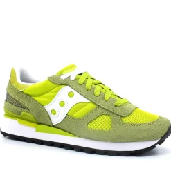 Scarpe Donna Saucony Sneakers Shadow Original Green - White
