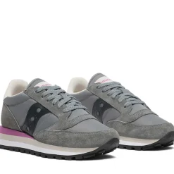Scarpe Donna Saucony Sneakers Jazz Triple Grey - Black