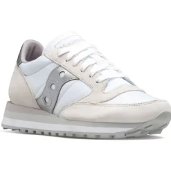 Scarpe Donna Saucony Sneakers Jazz Triple White - Silver