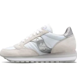 Scarpe Donna Saucony Sneakers Jazz Triple White - Silver